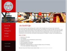 Tablet Screenshot of ewald-cafe.de